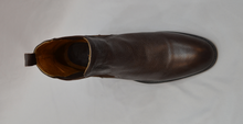 Load image into Gallery viewer, Textured Leather Chelsea Boots - Brown