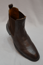 Load image into Gallery viewer, Textured Leather Chelsea Boots - Brown