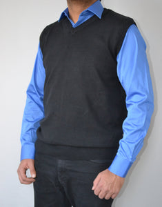 Black Sweater Vest