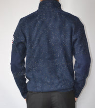 Load image into Gallery viewer, Full Zip Peppered Sweater