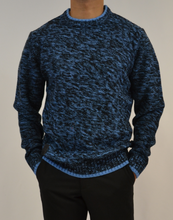 Load image into Gallery viewer, Blue and Black Accent Sweater