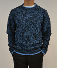 Load image into Gallery viewer, Blue and Black Accent Sweater